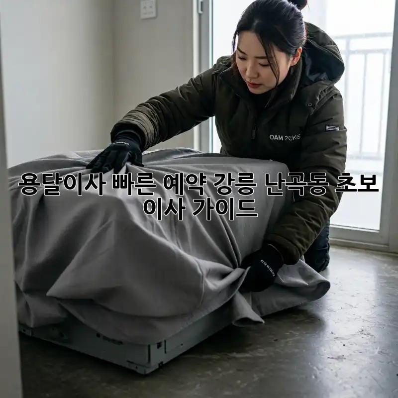 용달이사 빠른 예약: 강릉 난곡동 초보 이사 가이드